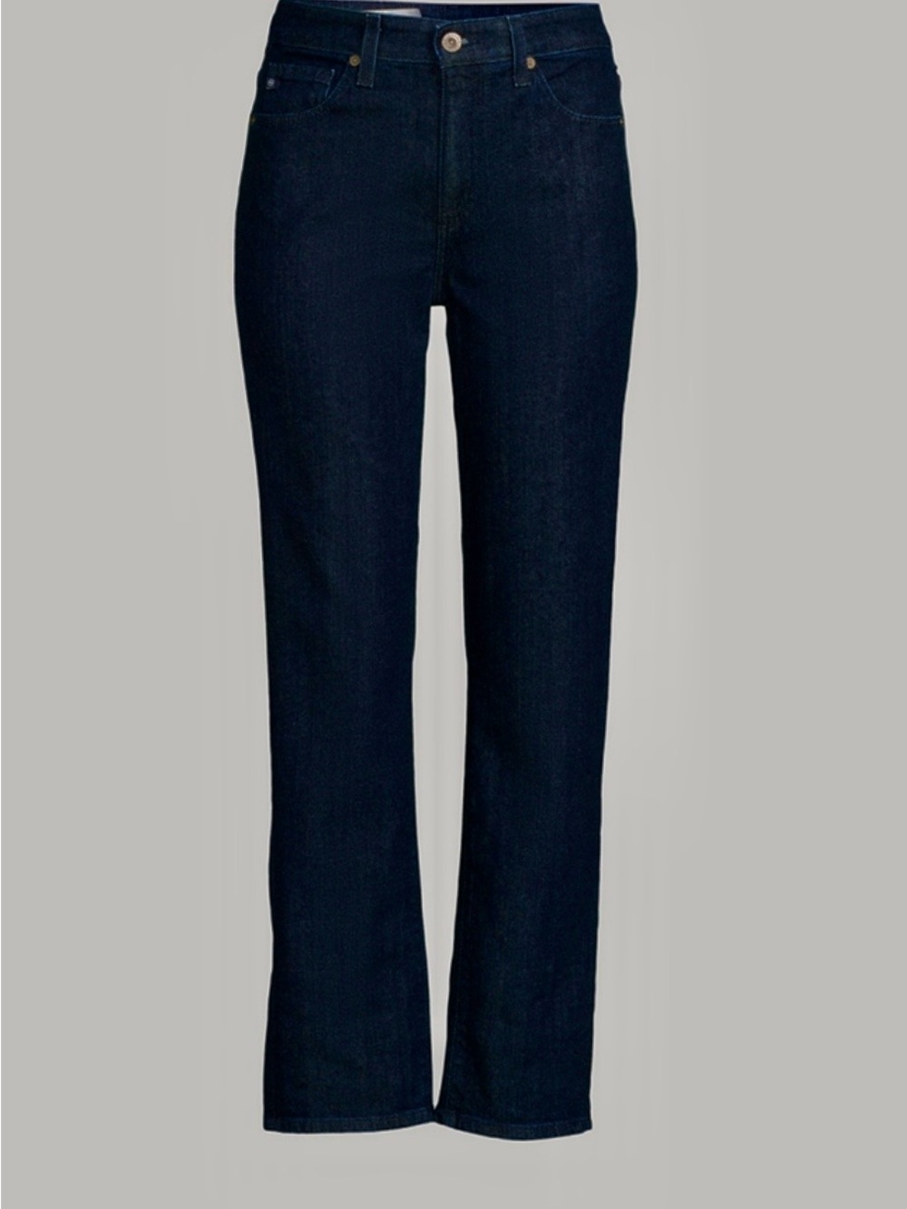 Ag Adriano Goldschmied Women's High Rise Straight-Leg Saige Jeans in Dark Blue